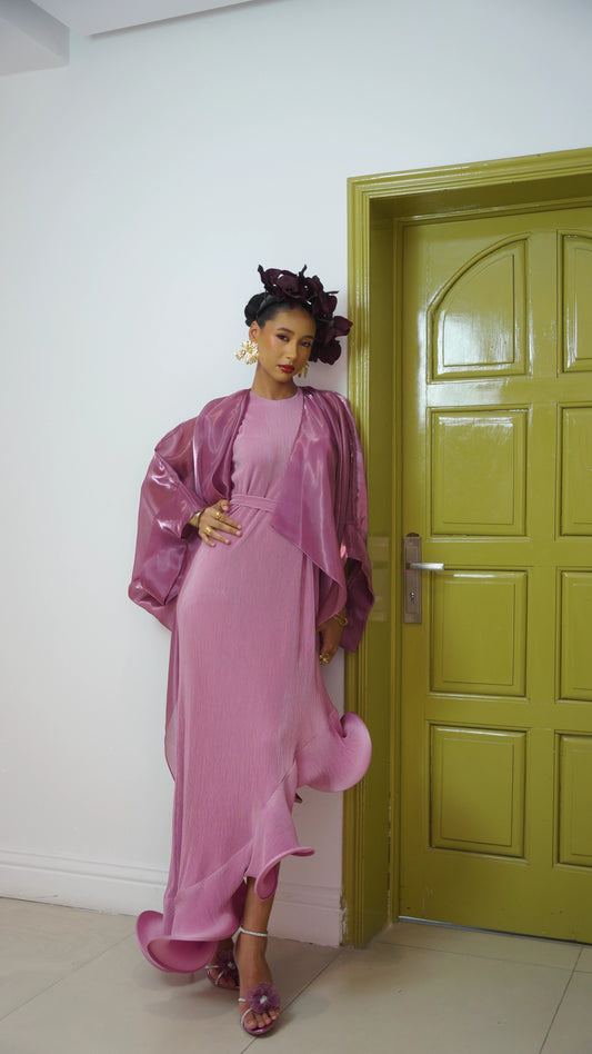 Amariah Dress Set: Onion